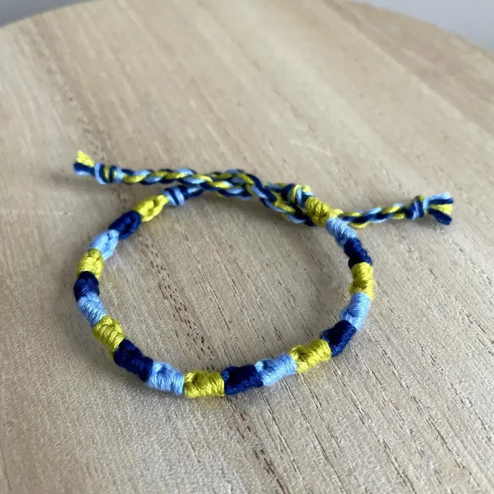 Bexley Bracelet anklet trendy comfortable tie embroidery thread woven gift